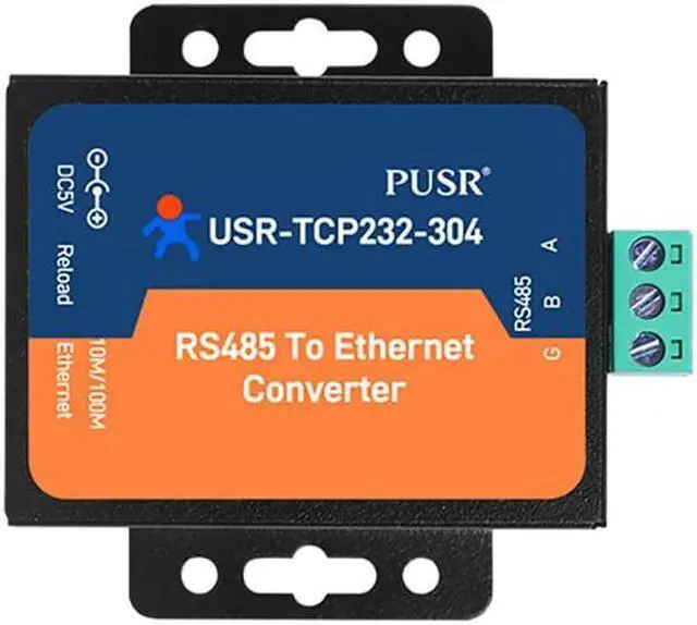 Main image of YAKZALAX 1-Port Serial RS485 to Ethernet Converters Module RS485 to TCP/IP Modbus Gateway Built-in Webpage DHCP/DNS Supported USR-TCP232-304