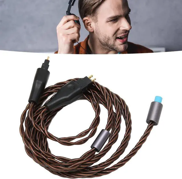 Alt view image 2 of 5 - Earphone Cable for HD650 HD660S HD6XX HD600 HD660 HD580 Lossless Sound, Superior Performance, Three Frequency Balance, Widely Compatible with 2.5MM, 3.5MM, 4.4MM Plugs