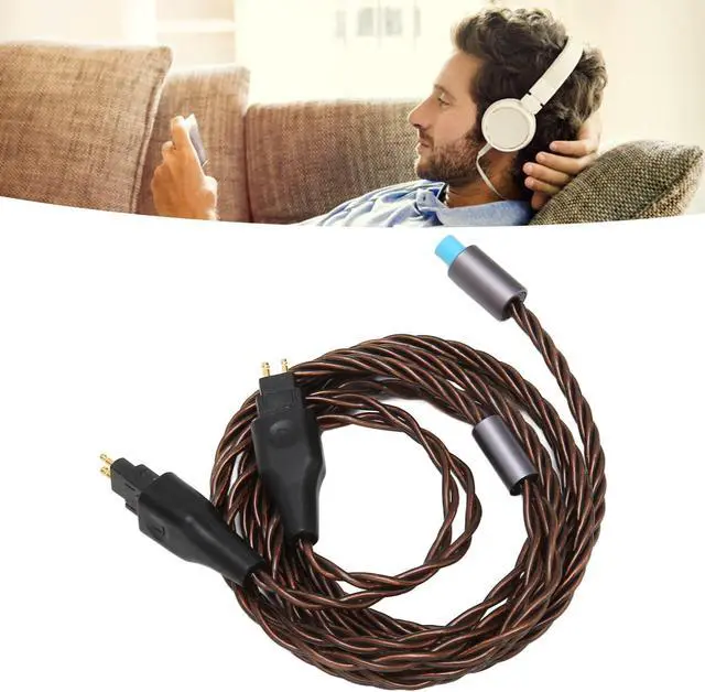 Alt view image 3 of 5 - Earphone Cable for HD650 HD660S HD6XX HD600 HD660 HD580 Lossless Sound, Superior Performance, Three Frequency Balance, Widely Compatible with 2.5MM, 3.5MM, 4.4MM Plugs