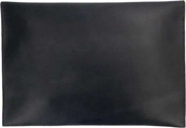 Alt view image 2 of 5 - Hide & Drink, Rustic Case Compatible with MacBook Air/Pro 13 Inch with M1 Chip, Handmade from Full Grain Leather (Charcoal Black)