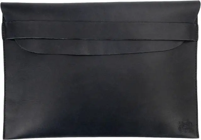 Main image of Hide & Drink, Rustic Case Compatible with MacBook Air/Pro 13 Inch with M1 Chip, Handmade from Full Grain Leather (Charcoal Black)