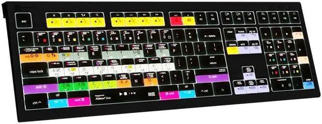 Alt view image 4 of 5 - Logickeyboard ASTRA2 Backlit Keyboard for Ableton Live - Mac