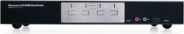 Alt view image 2 of 2 - IOGEAR 4-Port Dual-Link DVI Secure KVM Switch, GCS1214TAA