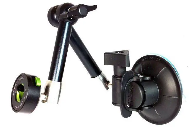 Alt view image 2 of 5 - MYGOFLIGHT Flex Suction Cup Articulated Arm Sport Mount and Universal Cradle Kit for Any 7-11 iPad Mini Air Pro Android Tablet PC for Airplane Car RV Truck Boat Window Mounting