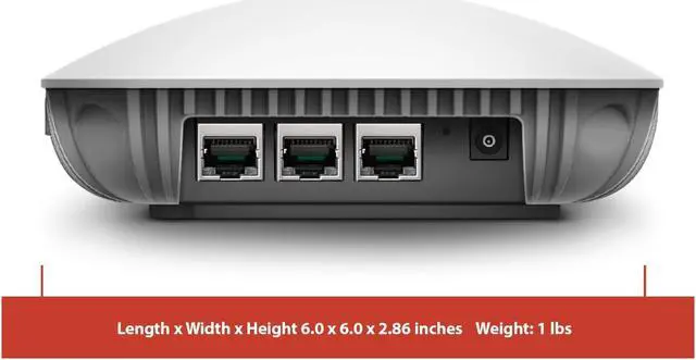 Alt view image 3 of 5 - Fortinet FortiAP 23JF | 2x2 Wi-Fi 6 (802.11ax), Indoor Wallplate Access Point - Tri Radio, Internal Antenna, 4 x GE RJ45 Ports (FAP-23JF-A)