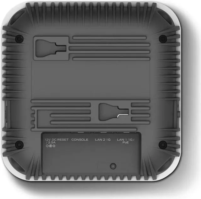 Alt view image 5 of 5 - Fortinet FortiAP 23JF | 2x2 Wi-Fi 6 (802.11ax), Indoor Wallplate Access Point - Tri Radio, Internal Antenna, 4 x GE RJ45 Ports (FAP-23JF-A)