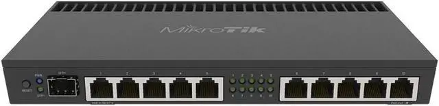 Main image of Mikrotik RB4011IGS+RM Wired Router Ethernet LAN Black