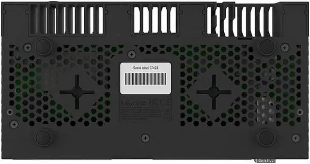 Alt view image 5 of 5 - Mikrotik RB4011IGS+RM Wired Router Ethernet LAN Black