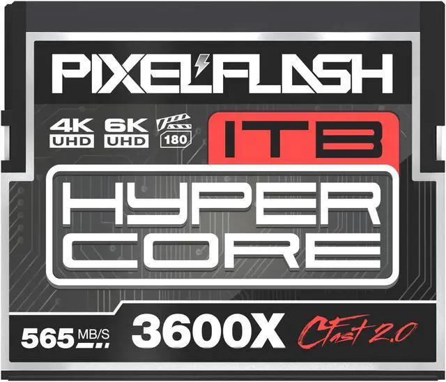 1TB PixelFlash CFast 2.0 Card 3600X HyperCore 565MB/s SATA3 1TB PixelFlash CFast 2.0 Card 3600X HyperCore 565MB/s SATA3