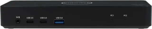 Alt view image 2 of 5 - VisionTek VT2900 USB-C KVM Docking Station - 1x DP, 1x HDMI, 3X USB-A, 2X USB-C 5Gbps, Audio, Ethernet, 1 Host -100W Power for Windows/MacOS/ChromeOS