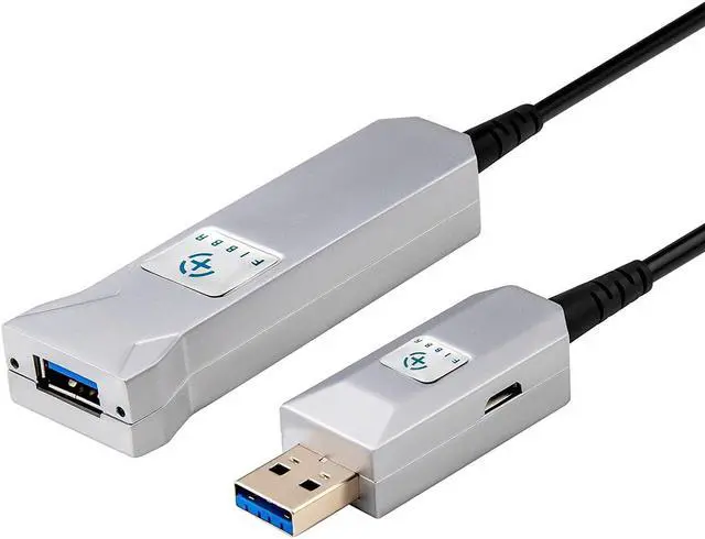 Main image of FIBBR USB 3.0 Cable A-Male to A-Female Active Extension Cable Cord,High Speed 5Gbps Data Transfer, Use with PlayStation, Xbox, Card Reader, Printer, Hard Drive & More (50ft)