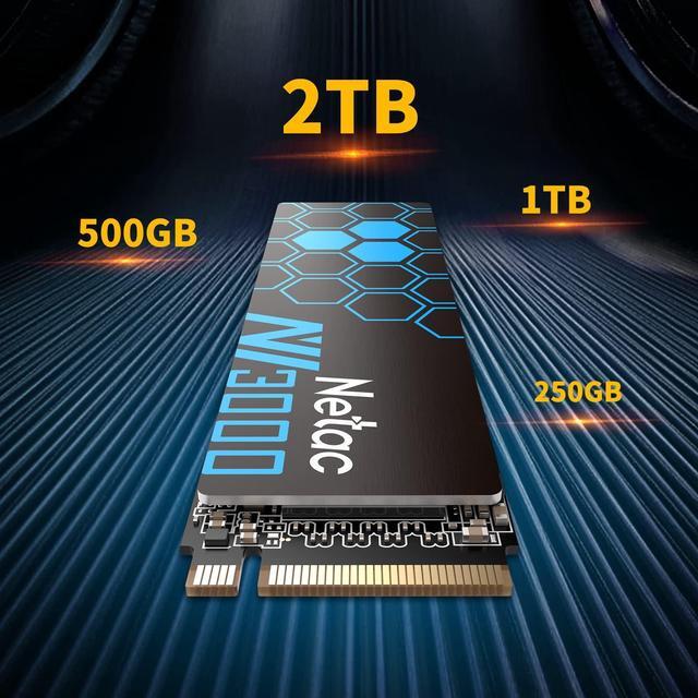 Alt view image 5 of 5 - Netac 2TB NVMe SSD PCIe 3.0 M.2 2280mm Internal Solid State Drive up to 3100MB/S High Performance for PC Notebook, NV3000