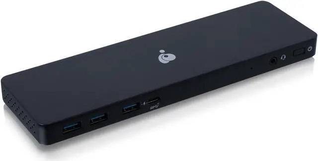 Main image of IOGEAR Dock Pro Universal Dual Monitor Docking Station, Dual 4K, 2 HDMI, 2 Displayport, 100W, TAA Compliant, USB Gen 2 10Gbps, USB-C, USB-A, Displaylink, Windows 10 11, MacBook Pro, GUD3C4K2TAA