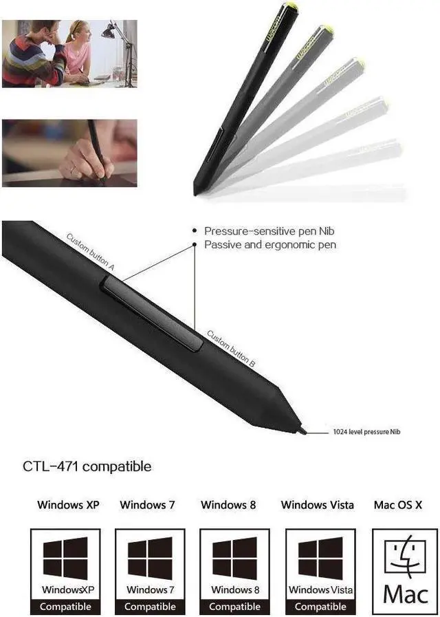 Alt view image 5 of 5 - Wacom Bamboo Splash Pen Tablet (CTL471)
