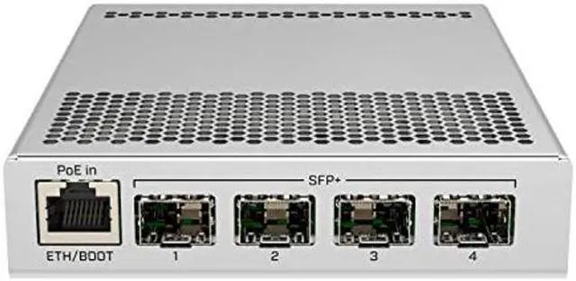 Alt view image 2 of 4 - MikroTik CRS305-1G-4S+in Network Switch Managed Gigabit Ethernet (10/100/1000) Ethernet Power (PoE) White
