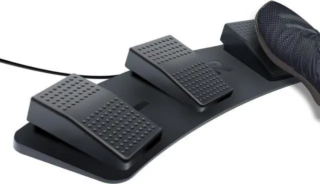 Main image of PCsensor Foot Pedal PC Triple Foot Switch Programmable Keyboard Customized Hotkey Video Game Office Equipment Control HID