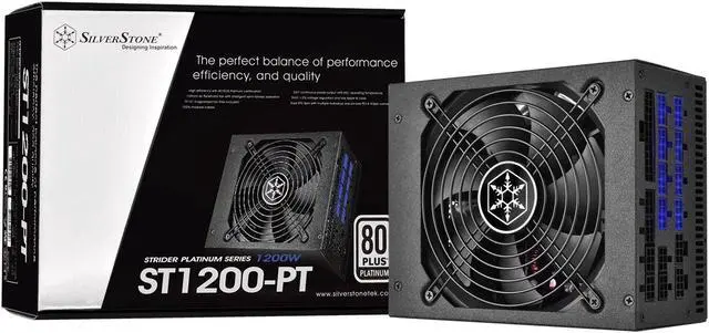 Main image of SilverStone Technology Strider 1200W 80 Plus Platinum Modular PSU 1200 Power Supply (PS-ST1200-PT)