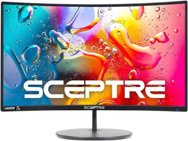Alt view image 4 of 5 - Sceptre Curved 24-inch Gaming Monitor 1080p R1500 98% sRGB HDMI x2 VGA Build-in Speakers, VESA Wall Mount Machine Black (C248W-1920RN Series)