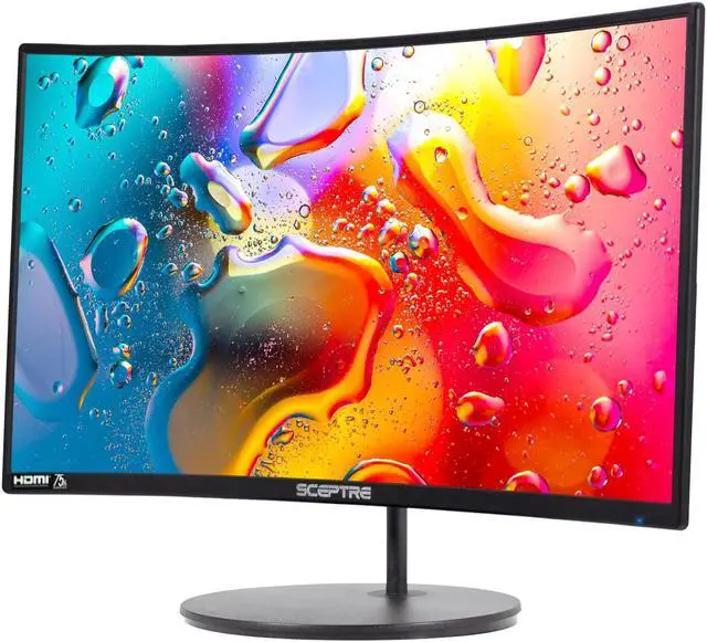 Alt view image 3 of 5 - Sceptre Curved 24-inch Gaming Monitor 1080p R1500 98% sRGB HDMI x2 VGA Build-in Speakers, VESA Wall Mount Machine Black (C248W-1920RN Series)