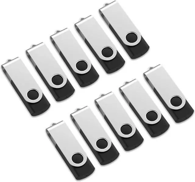 Alt view image 4 of 5 - Aiibe 4GB Flash Drive 100 Pack - USB 2.0 Thumb Drive, Black