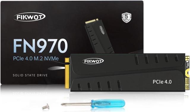 Fikwot FN970 4TB M.2 2280 PCIe Gen4 x4 NVMe 1.4 Internal Solid State Drive with Heatsink - Speeds up to 7,400MB/s, Configure DRAM Cache, Compatible PS5 Internal SSD - Newegg.com Fikwot FN970 4TB M.2 2280 PCIe Gen4 x4 NVMe 1.4 Internal Solid State Drive with Heatsink - Speeds up to 7,400MB/s, Configure DRAM Cache, Compatible PS5 Internal SSD - Newegg.com
