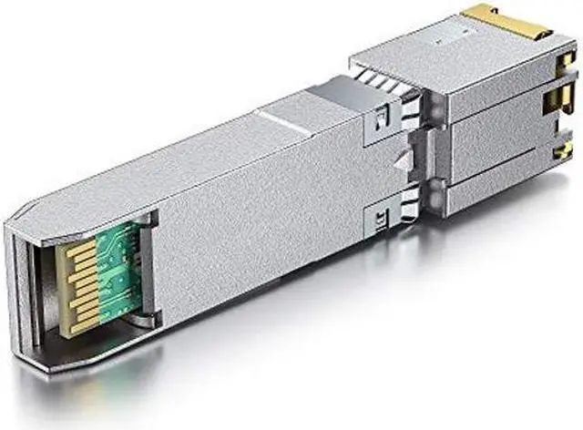 Alt view image 3 of 5 - 4 Pack 10Gb SFP+ to RJ45 Module, 80 Meter, 10Gbase-T Ethernet SFP+ Copper Transceiver for Cisco, Meraki, MikroTik, Ubiquiti, Unifi, Netgear, D-Link and More, Cat6a/Cat7/Cat8