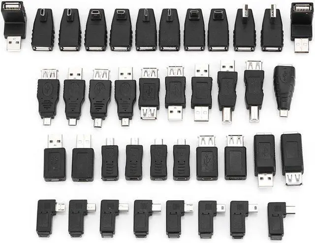Main image of Multiple USB2.0 Adapter,40 pcs Different HighSpeeds USB2.0 Adapters,HighQuality and Practical Toolkit,