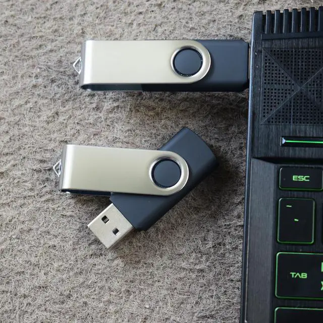 Alt view image 4 of 4 - 32GB Flash Drive 100 Pack Bulk and Wholesale USB Flash Drives 32GB Black Twister USB Flash Drive Pen Drive 32GB Thumb Drive USB Memory Stick lcwamy USB (Black, No Logo)