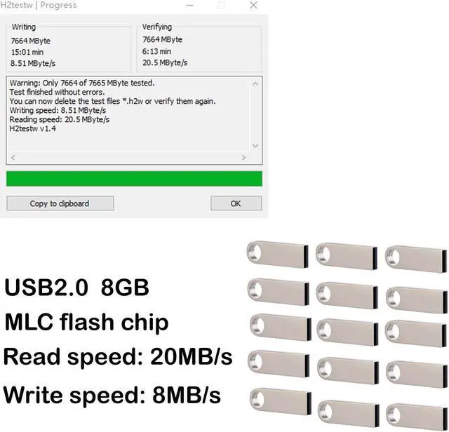 Alt view image 2 of 4 - lcwamy 8GB Thumb Drive 100 Pack Flash Drives 100 Pack Mini Flash Drive USB Drive USB Flash Drive Pack Memoria USB Flash Drives(8GB,100PCS)