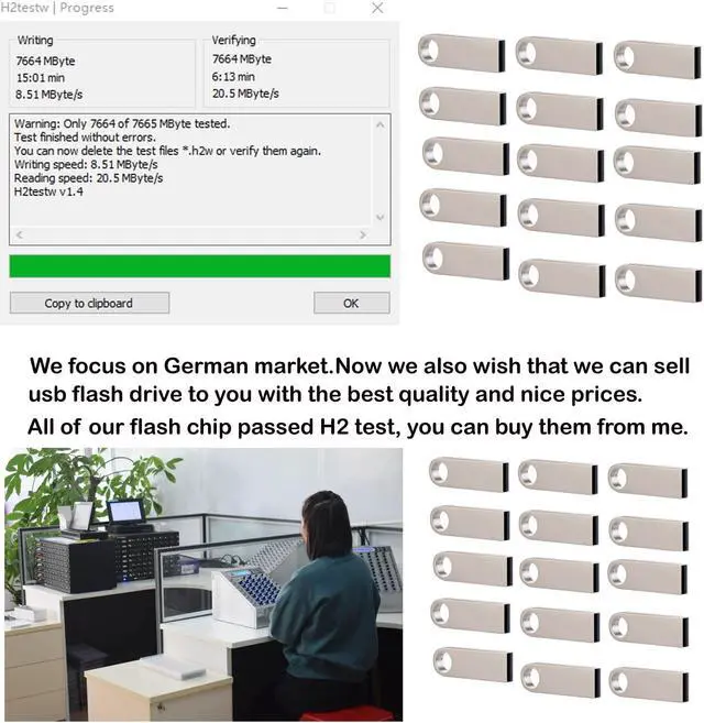 Alt view image 3 of 4 - lcwamy 8GB Thumb Drive 100 Pack Flash Drives 100 Pack Mini Flash Drive USB Drive USB Flash Drive Pack Memoria USB Flash Drives(8GB,100PCS)