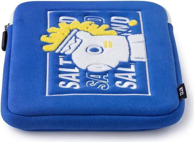 Alt view image 4 of 5 - BT21 Bite Collection MANG Character Tablet Sleeve Bag Case Cover, Compatible with 10 Inch iPad Air, iPad Pro, Galaxy Tab, Blue