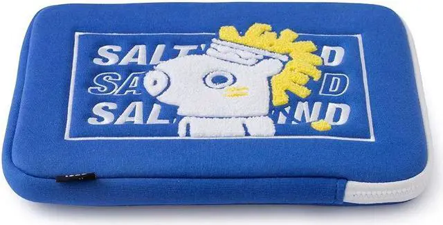 Alt view image 5 of 5 - BT21 Bite Collection MANG Character Tablet Sleeve Bag Case Cover, Compatible with 10 Inch iPad Air, iPad Pro, Galaxy Tab, Blue