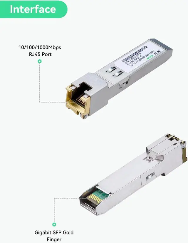 Alt view image 5 of 5 - LINOVISION Industrial 8-Port Full Gigabit POE++ Switch and 1.25G SFP to RJ45 Copper Gigabit Ethernet Transceiver