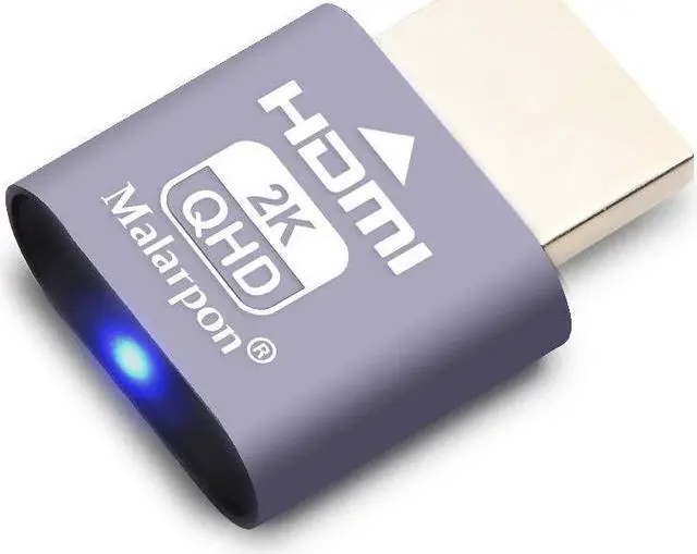 Alt view image 2 of 5 - HDMI Dummy Plug fit-Headless Display Emulator DDC EDID Headless Ghos with Windows Mac OSX Linux Great for Graphics Acceleration Support 1920x1080@60Hz 10P