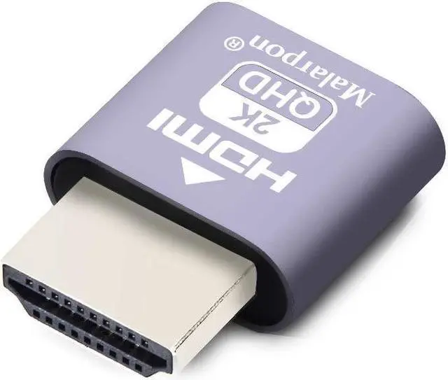 Alt view image 3 of 5 - HDMI Dummy Plug fit-Headless Display Emulator DDC EDID Headless Ghos with Windows Mac OSX Linux Great for Graphics Acceleration Support 1920x1080@60Hz 10P