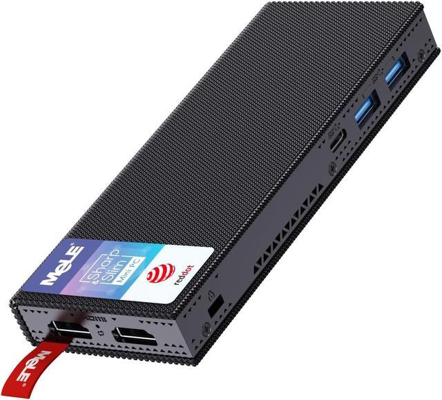 Main image of MeLE PCG02 Pro Fanless Mini PC Stick Alder Lake N100(up to 3.4GHz) Micro PC 8GB 256GB Mini Computers Small Desktop with 2.4G/5G WiFi, Bluetooth, Dual HDMI 4K Display, VESA for Home/Office