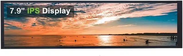 Main image of 7.9inch IPS Screen for Aida64 1280x400 Computer Temperature Fan Speed Monitoring CPU GPU SSD Sub Monitor Display with Drive Board