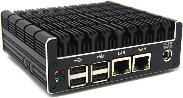 Alt view image 2 of 5 - Protectli Vault FW2B - 2 Port, Firewall Micro Appliance/Mini PC - Intel Dual Core, AES-NI, 4GB RAM, 32GB mSATA SSD