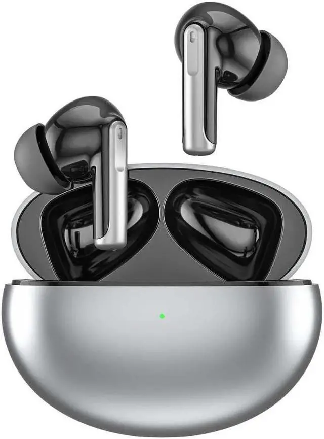 Main image of Wireless Bluetooth Earbuds - TWS XY-70 Earbuds, 24Hr Playtime, ANC ENC Dual Noise Cancelling (Silver)