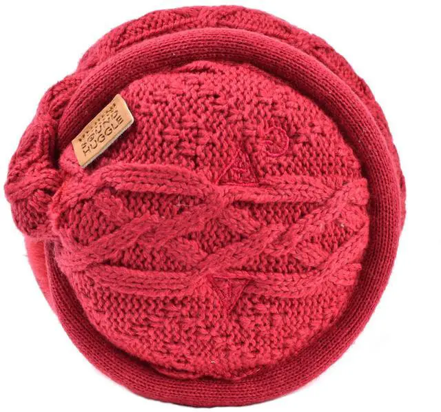 Alt view image 3 of 5 - Sound Huggle Bluetooth Earmuff Headphones, Ruby Red