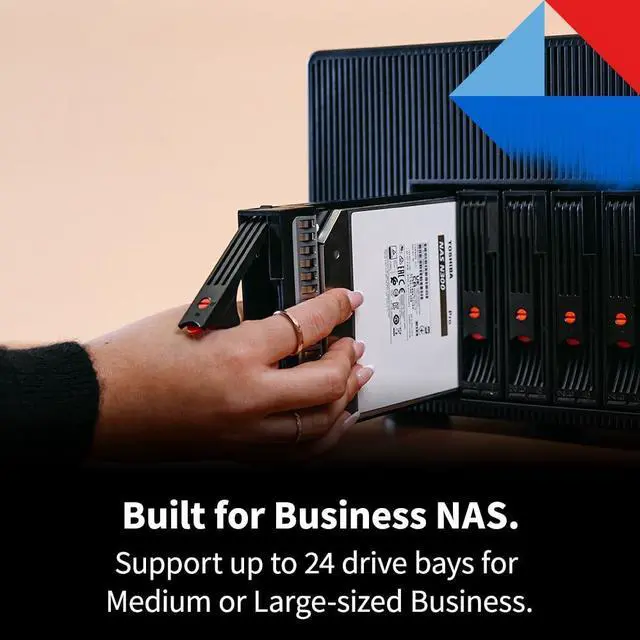 Alt view image 2 of 5 - Toshiba N300 PRO 20TB Large-Sized Business NAS (up to 24 Bays) 3.5-Inch Internal Hard Drive - Up to 300 TB/Year Workload Rate CMR SATA 6 Gb/s 7200 RPM 512 MB Cache - HDWG62AXZSTB