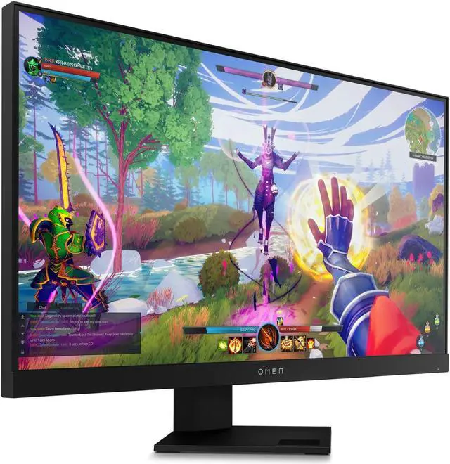 Alt view image 4 of 5 - OMEN 25i Gaming Monitor, 1080p IPS FHD Display, 165Hz with 1ms Response Time, VESA HDR 400, NVIDIA G-SYNC Compatible, AMD FreeSync Premium Pro, VESA Mounting, Console Compatible, Eyesafe Screen, Black
