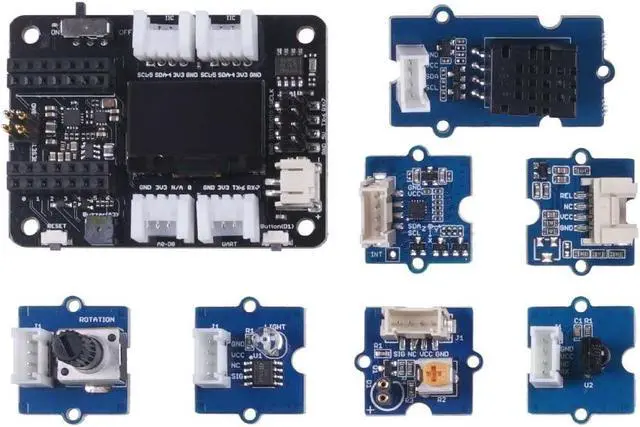 Alt view image 2 of 5 - Seeed Studio XIAO Starter Kit - All Seeed Studio XIAO Series Development Boards Supported, XIAO Series Expansion Board, 9 Grove Modules, Presented with XIAO Courses for Beginner.