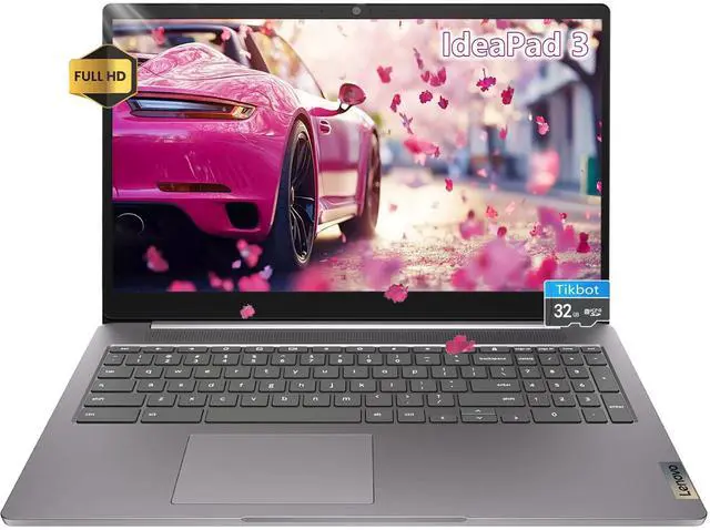 Main image of Lenovo IdeaPad 3i Chromebook Google Laptop - 15.6 inch FHD Large Screen - Chrome Student Kids School - 4GB RAM -96GB Storage+2TB Cloud Storage - HDMI - 2024 - Wi-Fi 6 - Long Battery Life