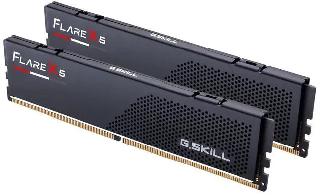 Alt view image 3 of 5 - G.SKILL Flare X5 Series (AMD Expo) DDR5 RAM 48GB (2x24GB) 5200MT/s CL40-40-40-83 1.10V Desktop Computer Memory UDIMM - Matte Black (F5-5200J4040A24GX2-FX5)