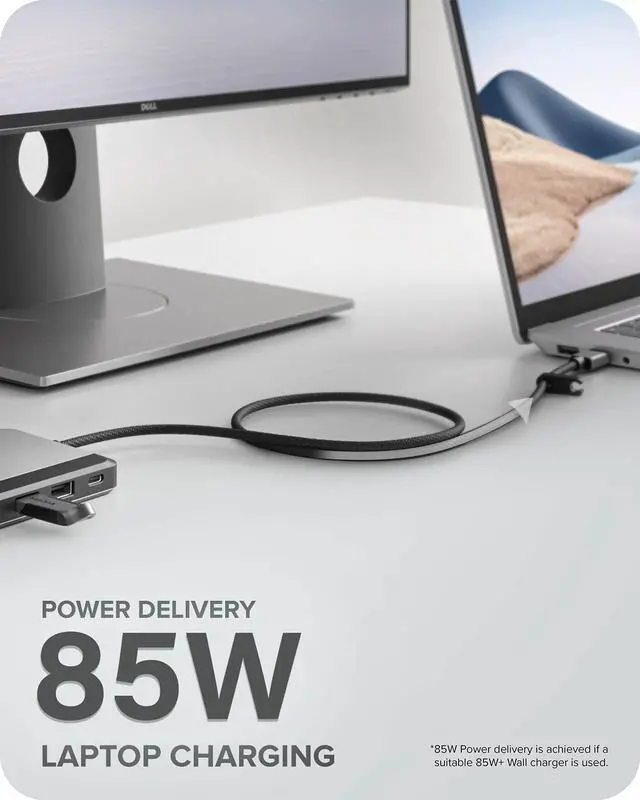 Alt view image 5 of 5 - ALOGIC USB-C Dual Display 1080p FHD Dock; 85W Power Delivery; 2X USB-A; 2X USB-C; 2X HDMI Ports; Ethernet; Audio Jack; SD & Micro-SD Card Reader; 10-in-1 MX2 lite HDMI Edition.