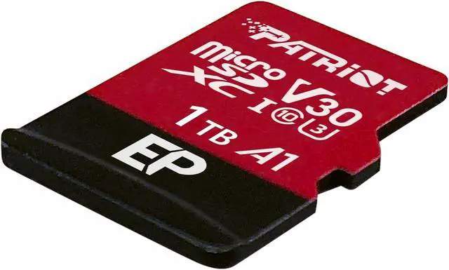 Alt view image 2 of 5 - Patriot Memory EP Series 1TB Micro SDXC V30 A1 UHS-I U3 4K UHD Memory Card - with SD Adapter - PEF1TBEP31MCX