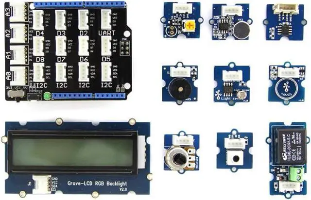 Alt view image 3 of 5 - Seeedstudio Grove - Starter Kit for Arduino