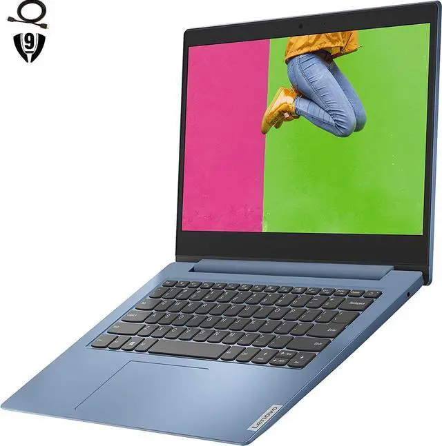 Alt view image 2 of 5 - Lenovo IdeaPad 1 Laptop, 14.0" FHD Display, Intel Celeron N4020, 4GB RAM 128GB SSD, Intel UHD Graphics 600, Webcam, HDMI, WiFi, Bluetooth, 1 Year Office 365, Windows 11 in S Mode, Blue