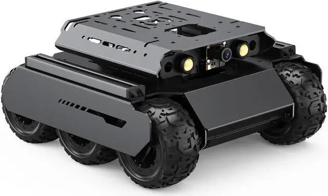 Main image of Waveshare UGV Rover Open-Source 6 Wheels 4WD AI Robot, Compatible with Raspberry Pi 5, Dual Controllers, Computer Vision, PI5-4GB NOT Included
